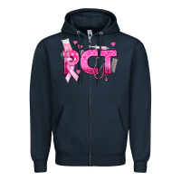 Navy breast cancer pct patient care technician Zipper Hoodie - texasbilliewilder