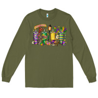 Army Green obsessive cup disorder mardi gras Long Sleeve Tee - LillyAllenDesigns