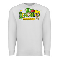 Dove Grey Teacher St. Patrick's Day Premium Sweatshirt - HowdyJamesFarm