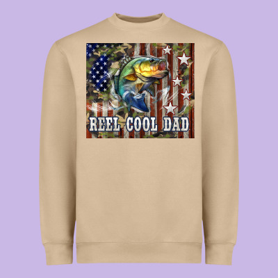 4th Of July Western Reel Cool Dad Bass Heavyweight Sweatshirt Designed By Lillyallendesigns
