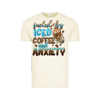 Vintage Arctic fueled by iced coffee and anxiety Vintage Tee - NancyCooperArtShop