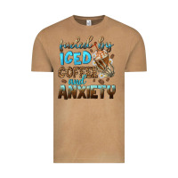 Vintage Camel fueled by iced coffee and anxiety Vintage Tee - NancyCooperArtShop