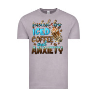 Vintage Zinc fueled by iced coffee and anxiety Vintage Tee - NancyCooperArtShop