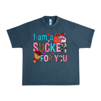 Midnight Navy i am a sucker for you Urban Heavy Tee - NancyCooperArtShop