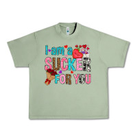 Oil Green i am a sucker for you Urban Heavy Tee - NancyCooperArtShop