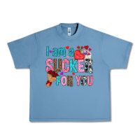 Pebble Blue i am a sucker for you Urban Heavy Tee - NancyCooperArtShop