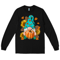 Black Fall Gnome Long Sleeve Tee - RanaPortraitStore
