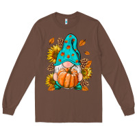 Chestnut Fall Gnome Long Sleeve Tee - RanaPortraitStore