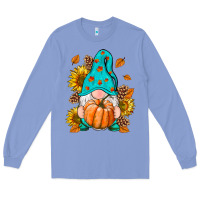 Colony Blue Fall Gnome Long Sleeve Tee - RanaPortraitStore