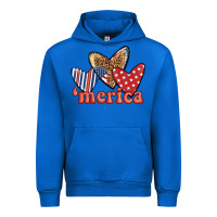 Cobalt merica 4th of july hearts Urban Hoodie - BundleAndBundleShop