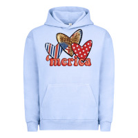 Pigment Grape Ice merica 4th of july hearts Urban Hoodie - BundleAndBundleShop