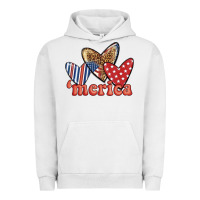 Pigment Lunar Rock merica 4th of july hearts Urban Hoodie - BundleAndBundleShop