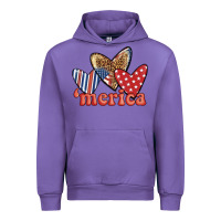 Tulip merica 4th of july hearts Urban Hoodie - BundleAndBundleShop