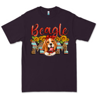Plum beagle mom Premium Tee - Artiststas