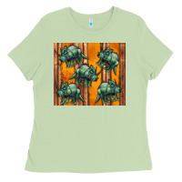 Dinosaur Triceratops Ladies Tee | Teevron