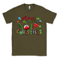 Army Green merry christmas hair dresser Classic Tee - MaliasSmallBusiness