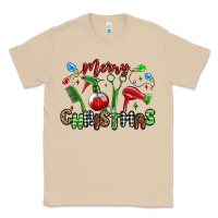 Mushroom merry christmas hair dresser Classic Tee - MaliasSmallBusiness