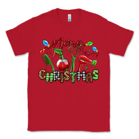 Red merry christmas hair dresser Classic Tee - MaliasSmallBusiness