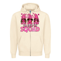 Sandshell breast cancer afro gnomies support squad Zipper Hoodie - texasbilliewilder