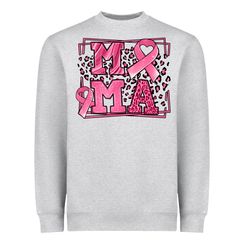Breast Cancer Awareness Mama Ribbon Heavyweight Sweatshirt by LillyAllenDesigns | Teevron