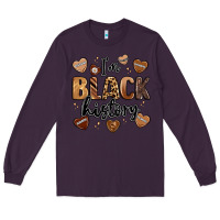 Plum i'm black history Long Sleeve Tee - LillyAllenDesigns