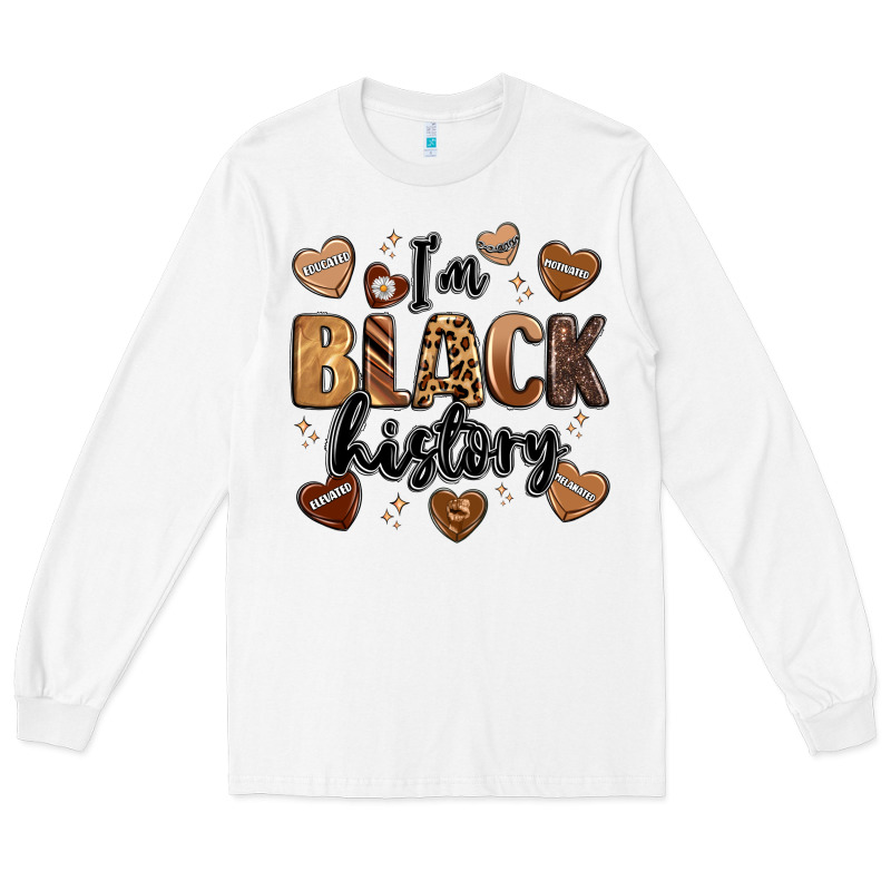 I'm Black History Long Sleeve Tee by LillyAllenDesigns | Teevron