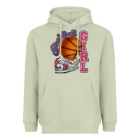 Matcha Basketball girl Heavyweight Hoodie - HowdyJamesFarm