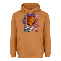 Meerkat Basketball girl Heavyweight Hoodie - HowdyJamesFarm