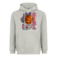 Moon Dust Basketball girl Heavyweight Hoodie - HowdyJamesFarm