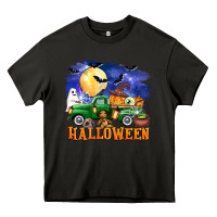 Asphalt halloween truck Heavy Core Tee - AdoDesignShop