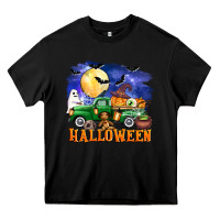 Black halloween truck Heavy Core Tee - AdoDesignShop