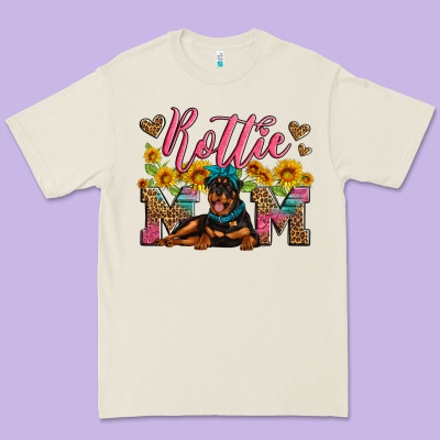Rottweiler Mom Premium Tee Designed By Artiststas
