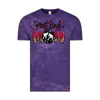 Cloud Purple wrestling mom Vintage Tee - MaliasSmallBusiness