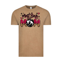 Vintage Coffee wrestling mom Vintage Tee - MaliasSmallBusiness