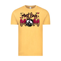 Vintage Mustard wrestling mom Vintage Tee - MaliasSmallBusiness