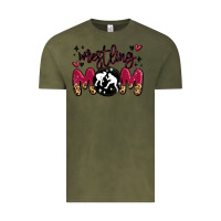 Vintage Olive wrestling mom Vintage Tee - MaliasSmallBusiness