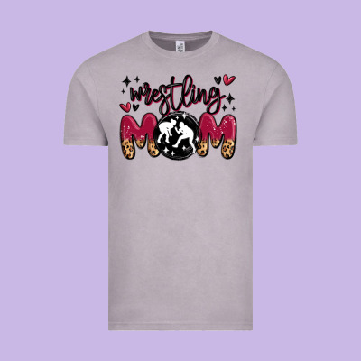 Wrestling Mom Vintage Tee Designed By Maliassmallbusiness