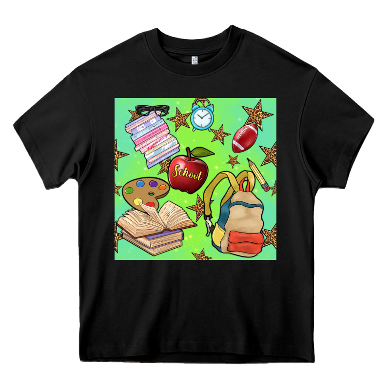 School Seamless Pattern Heavy Core Tee by BundleAndBundleShop | Teevron