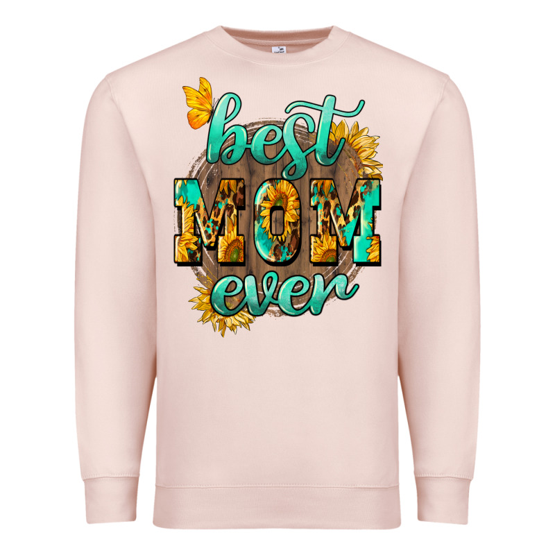 Best Mom Ever Mother's Day Premium Sweatshirt by HowdyJamesFarm | Teevron