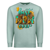 Seafoam Best Mom ever mother's day Premium Sweatshirt - HowdyJamesFarm