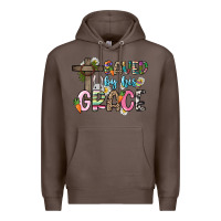 Coffee Saved by his grace Easter Day Premium Hoodie - HowdyJamesFarm