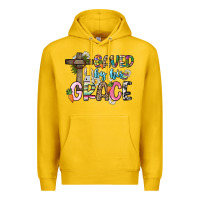 Lemon Saved by his grace Easter Day Premium Hoodie - HowdyJamesFarm