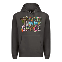 Smoke Saved by his grace Easter Day Premium Hoodie - HowdyJamesFarm
