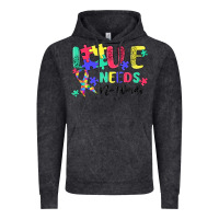 Vintage Black love needs no words autism Vintage Hoodie - MaliasSmallBusiness