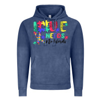 Vintage Denim love needs no words autism Vintage Hoodie - MaliasSmallBusiness