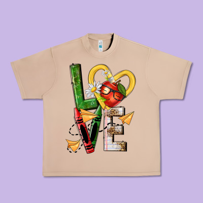 Teacher Love Nca Urban Heavy Tee Designed By Nancycooperartshop