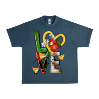 Midnight Navy teacher love nca Urban Heavy Tee - NancyCooperArtShop