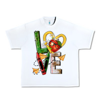 White teacher love nca Urban Heavy Tee - NancyCooperArtShop