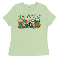 Matcha indian headdress coffee cups Ladies Tee - Jasminsmagicworld