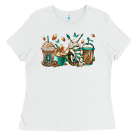 White indian headdress coffee cups Ladies Tee - Jasminsmagicworld